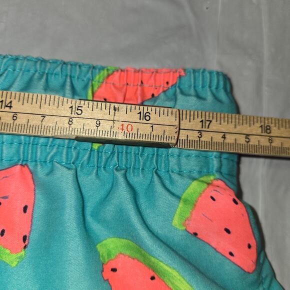 Arizona Jeans Mens XL Swim Trunks Suit Watermelon All Over Print Vacation Beach - Picture 9 of 13